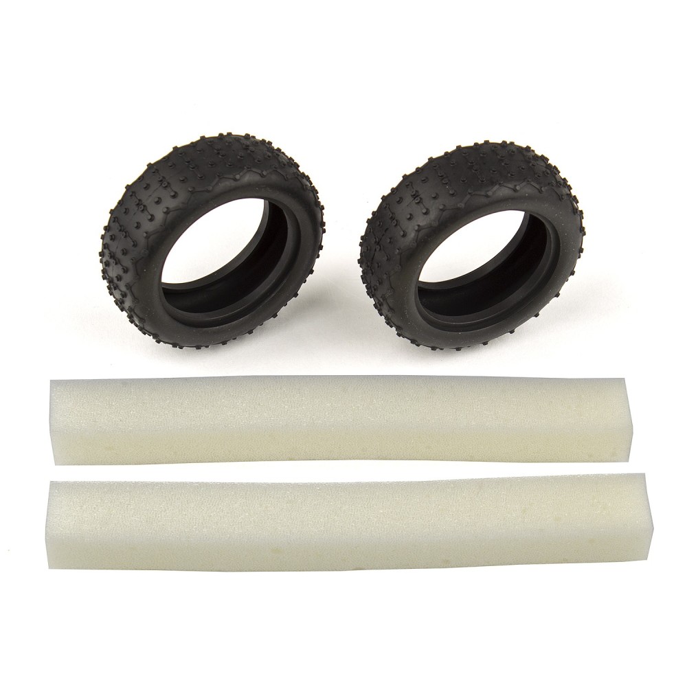 Team Associated Narrow Mini Pin Tires, with inserts AE21547 Team Associated Narrow Mini Pin Tires, with inserts AE21547