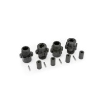 Traxxas Wheel hubs hex (4) axles (4) axle pins (4) TRX9085