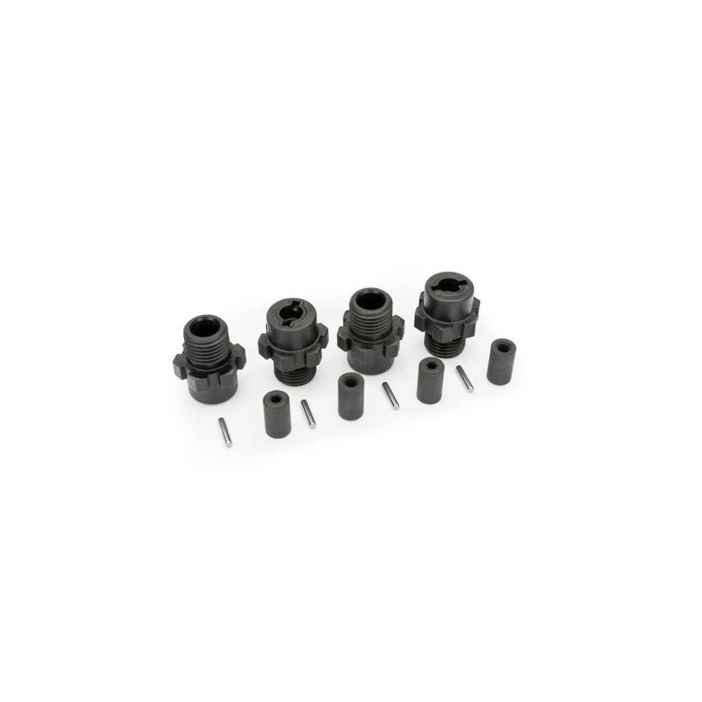 Traxxas Wheel hubs hex (4) axles (4) axle pins (4) TRX9085 Traxxas Wheel hubs hex (4) axles (4) axle pins (4) TRX9085
