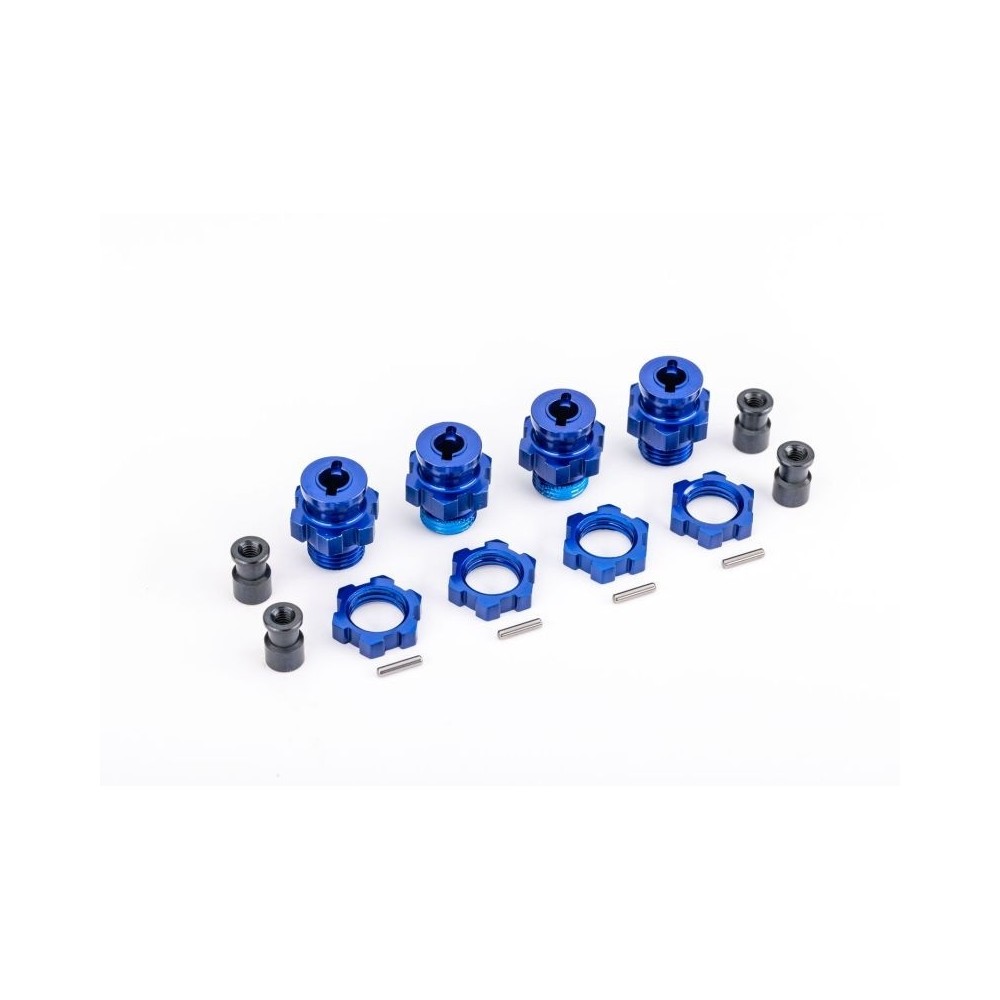 Tuercas eje rueda 17 mm HD azul Traxxas TRX9086 Tuercas eje rueda 17 mm HD azul Traxxas TRX9086