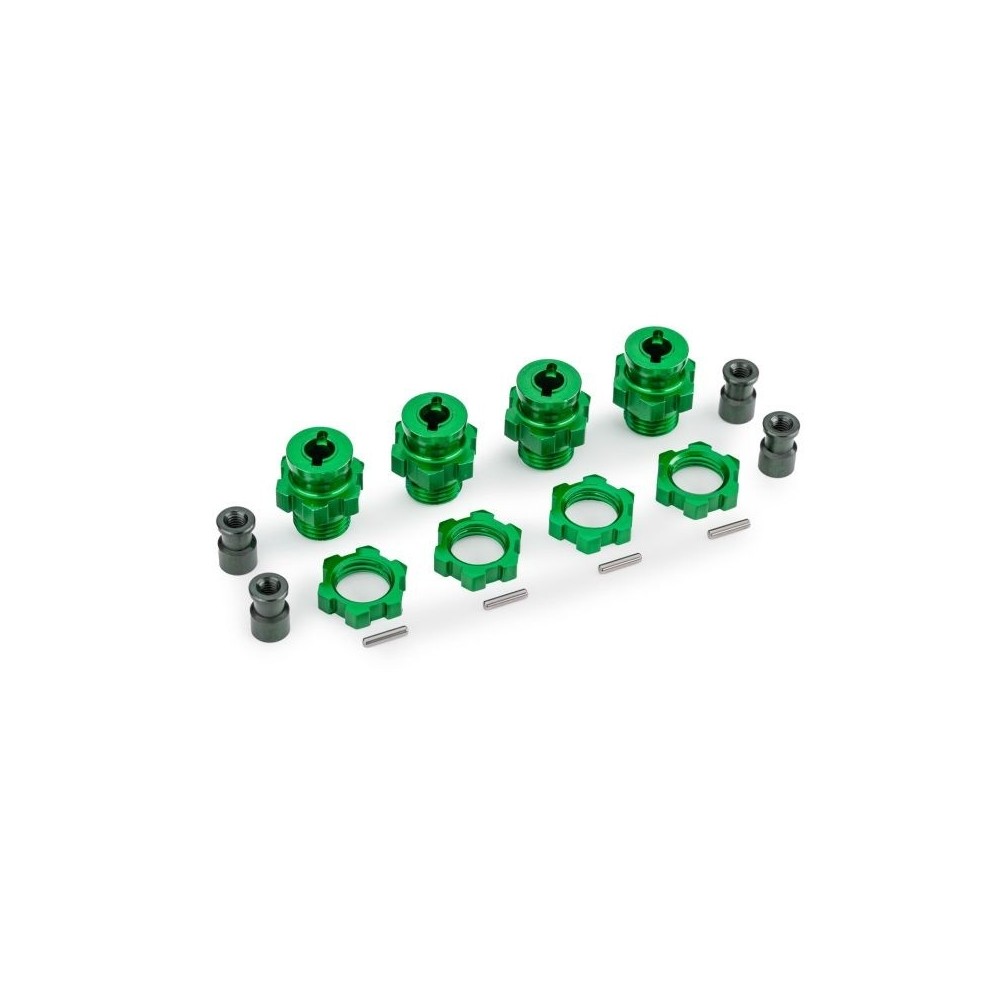 Cubos estriados 17mm verde Traxxas TRX9086-GRN Cubos estriados 17mm verde Traxxas TRX9086-GRN
