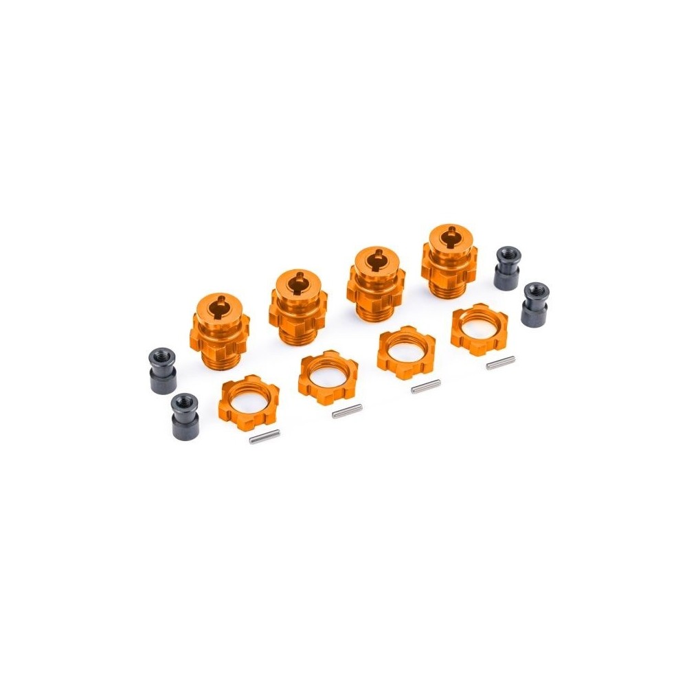 Cubos estriados 17mm naranja Traxxas TRX9086-ORNG Cubos estriados 17mm naranja Traxxas TRX9086-ORNG
