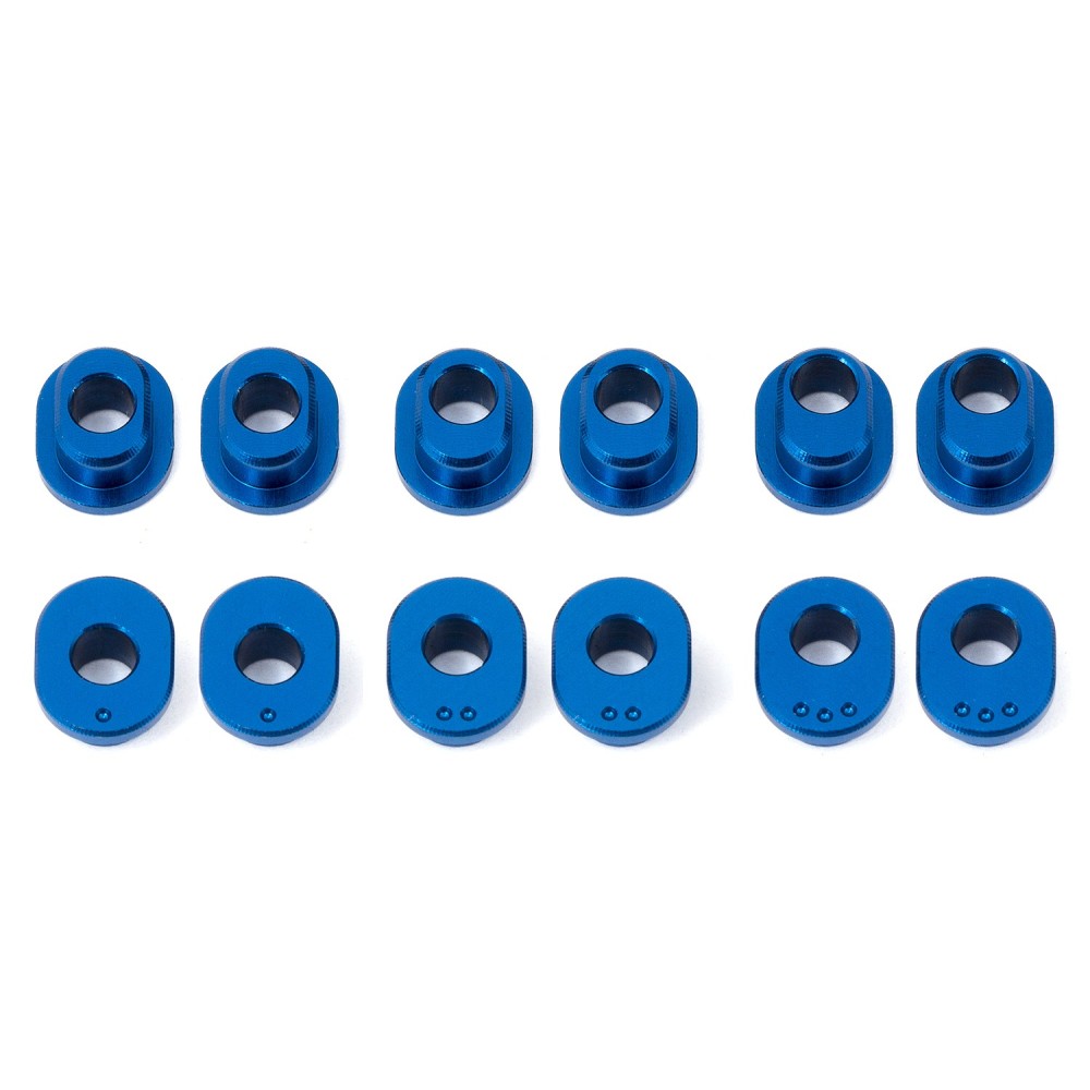 Team Associated RC12R6 FT Track Width Bushings, aluminum AE4746