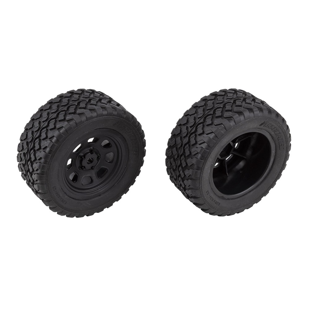 Team Associated Pro2 LT10SW Rear Wheels and Tires, mounted AE72112 Team Associated Pro2 LT10SW Rear Wheels and Tires, mounted AE72112