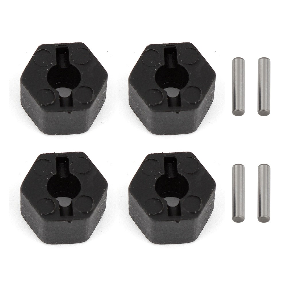 Team Associated CR12 Wheel Hexes and Pins Set AE41049
