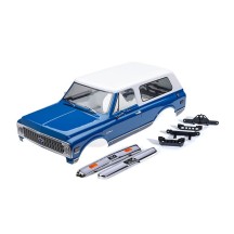 Carrocería Blazer 1972 azul blanco Traxxas