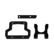 Team Associated RC10B74.2 Center Bulkhead and Brace Set, Decoupled Slipper AE92378