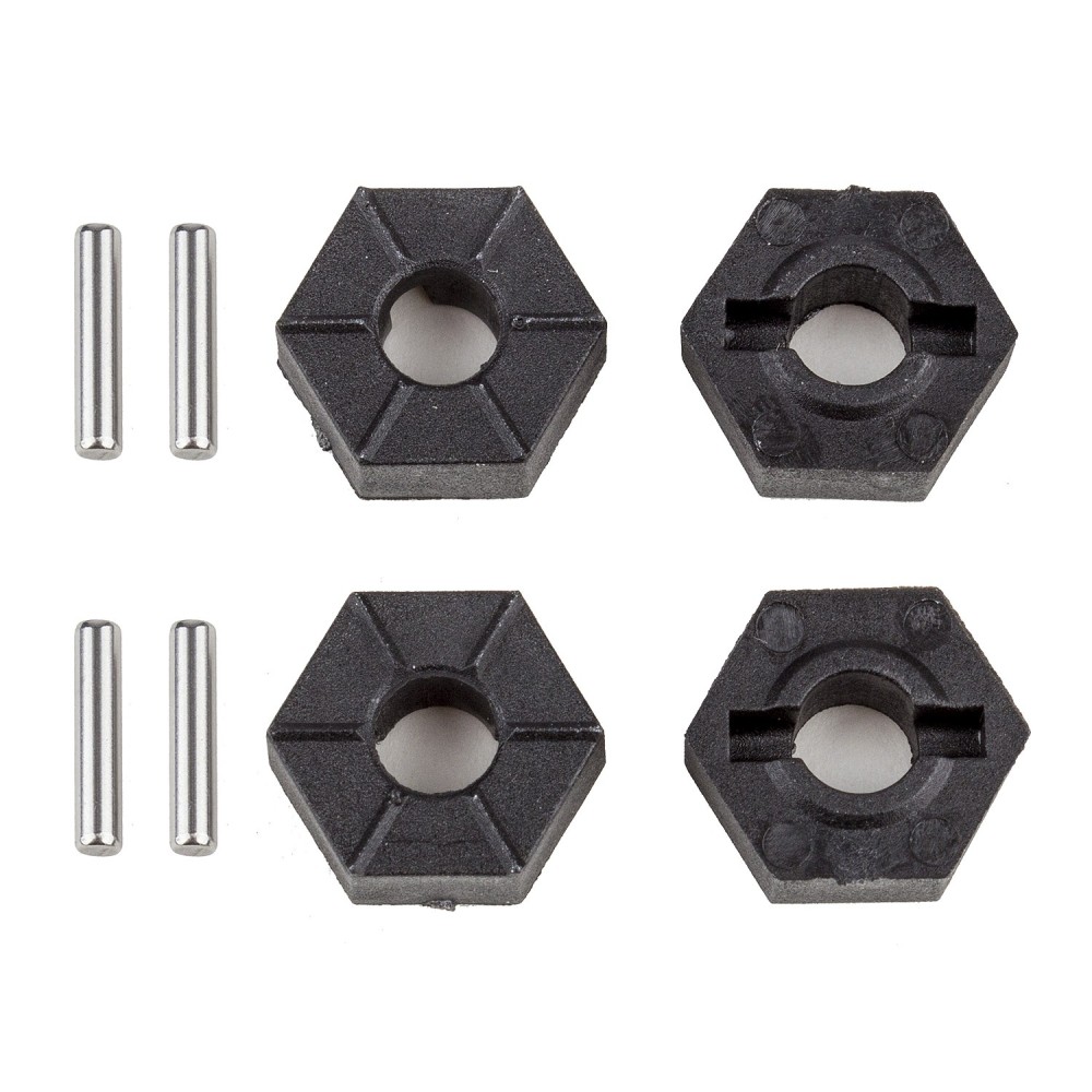 Team Associated Rival MT10 Wheel Hexes, 12mm AE25820 Team Associated Rival MT10 Wheel Hexes, 12mm AE25820