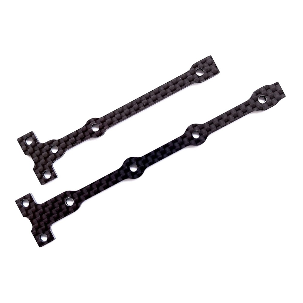 Team Associated RC10B74.1 FT Flex Chassis Brace Support Set, 2.0mm, carbon fiber AE92283 Team Associated RC10B74.1 FT Flex Chassis Brace Support Set, 2.0mm, carbon fiber AE92283