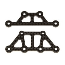 Team Associated Apex2 FT Top Plates, carbon fiber AE31848
