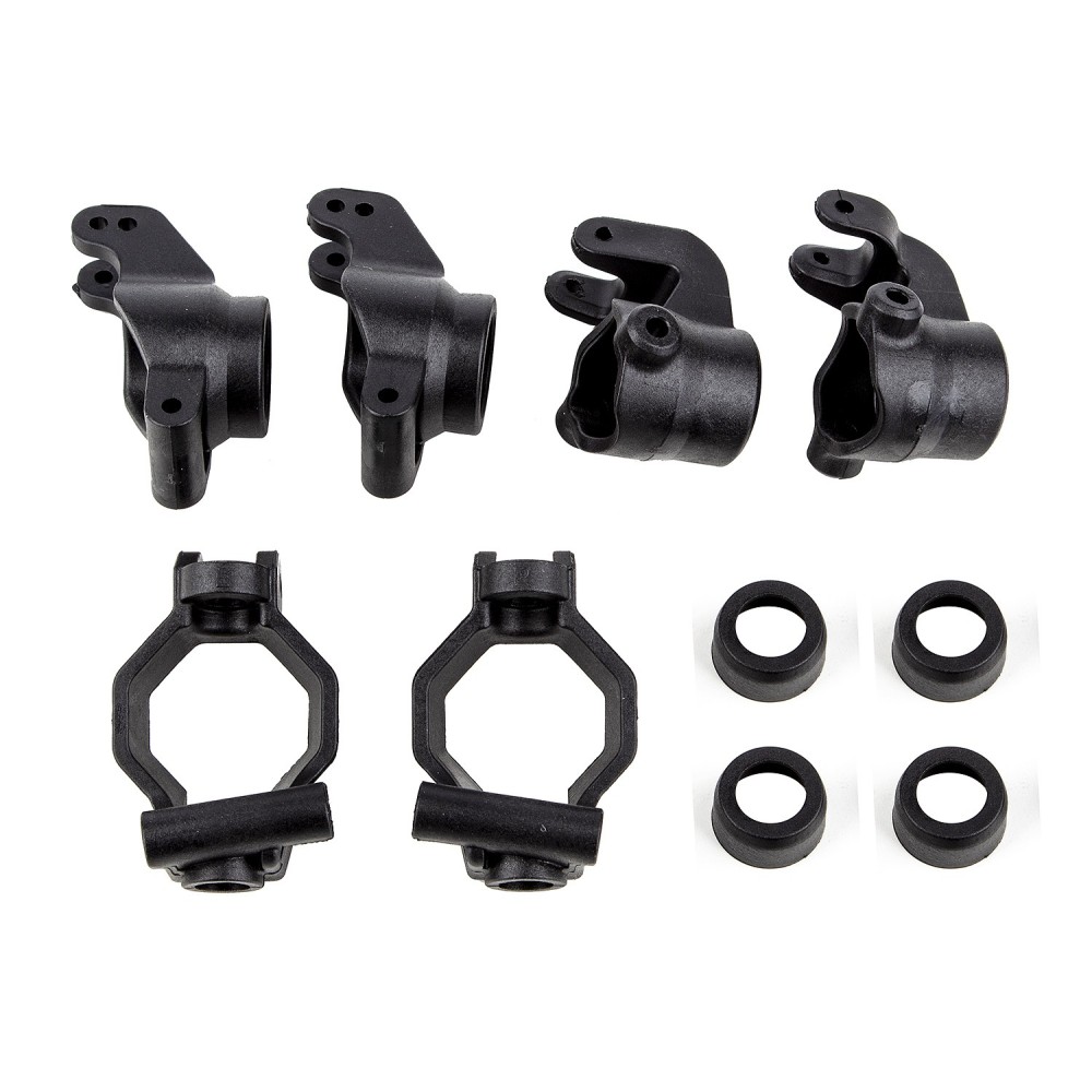 Team Associated RIVAL MT8 Caster Blocks, Steering Blocks, Rear Hubs Set AE25915 Team Associated RIVAL MT8 Caster Blocks, Steering Blocks, Rear Hubs Set AE25915