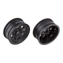 Team Associated SR10 Front Wheels, black AE71096
