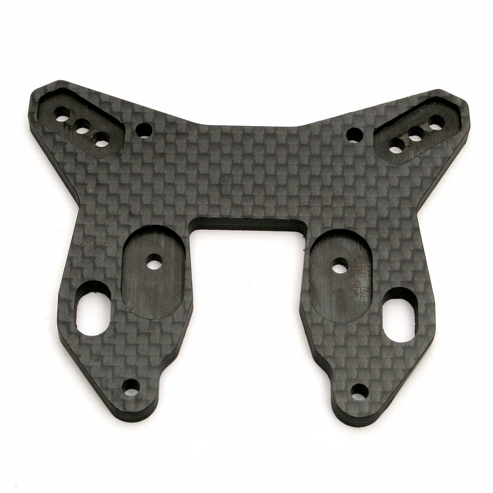 Team Associated Factory Team Woven Carbon-fiber Shock Tower, front AE89563 Team Associated Factory Team Woven Carbon-fiber Shock Tower, front AE89563
