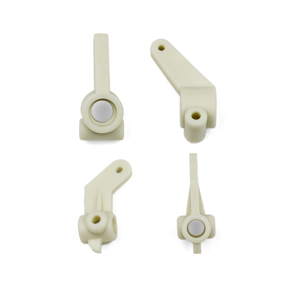 Team Associated Inline Steering Blocks & Rear Hub Carriers 0 deg., white AE7810 Team Associated Inline Steering Blocks & Rear Hub Carriers 0 deg., white AE7810