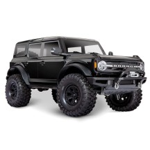 Coche RC Traxxas TRX-4 Ford Bronco 2021 1/10 4WD RTR con carrocería sin clips en color negro Shadow TRX92076-4-BLK