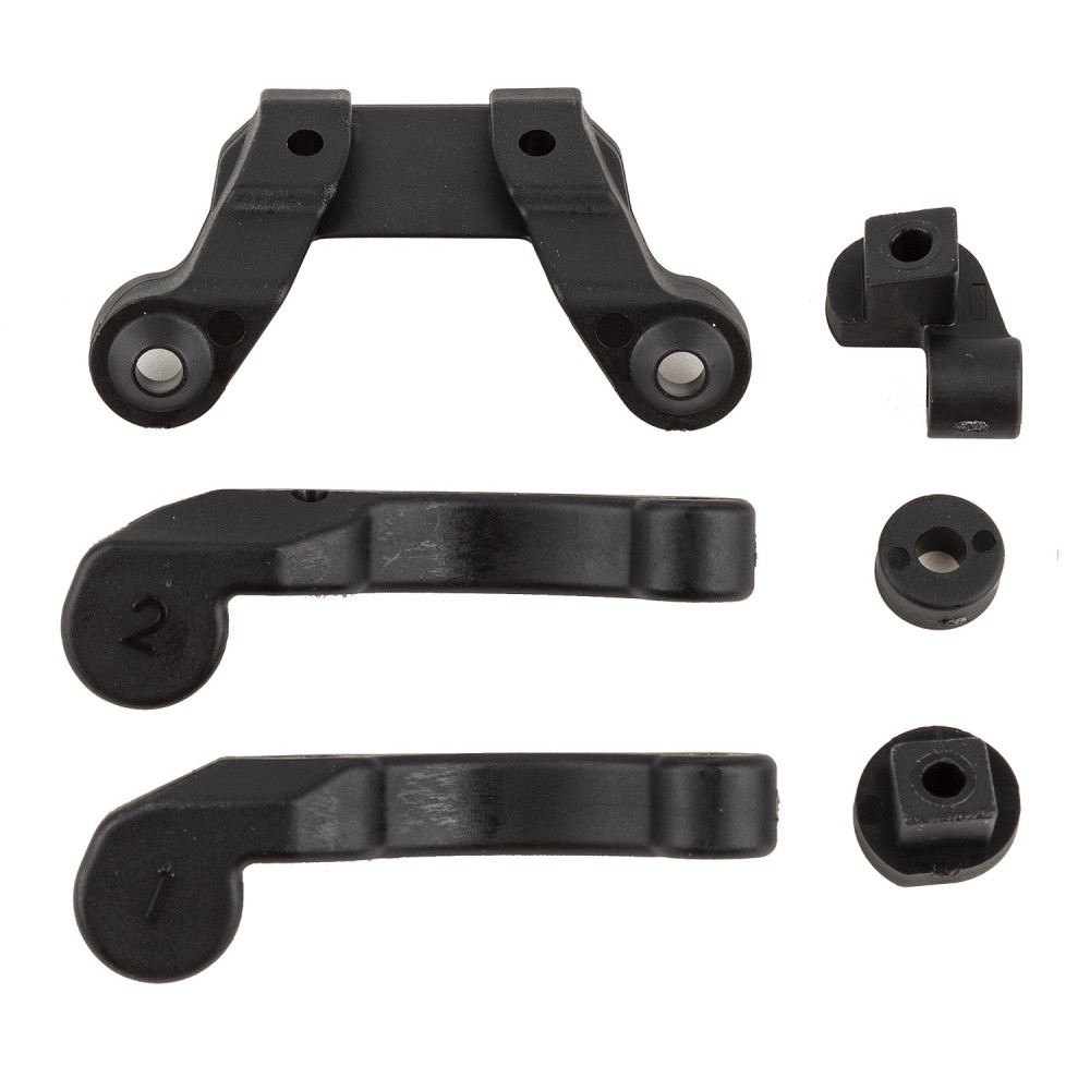 Team Associated RC10B6.4 Front Wing Mount, Fan Mounts, and Battery Brace Shim Set AE91978 Team Associated RC10B6.4 Front Wing Mount, Fan Mounts, and Battery Brace Shim Set AE91978