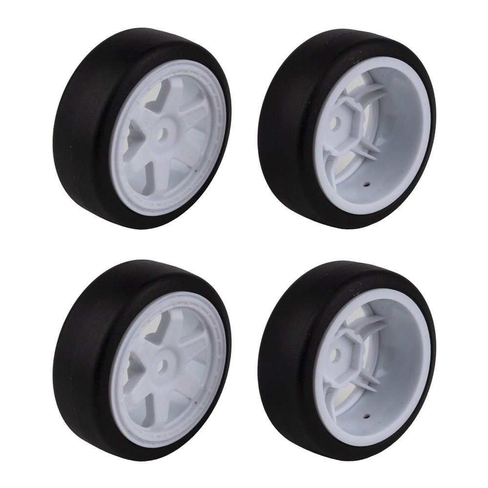 Team Associated Reflex 14R Hoonitruck Wheels and Tires, drift AE21592 Team Associated Reflex 14R Hoonitruck Wheels and Tires, drift AE21592