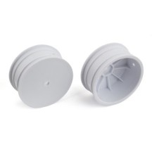 Team Associated 12 mm 4WD 2.2 in Front Wheels, white AE92095