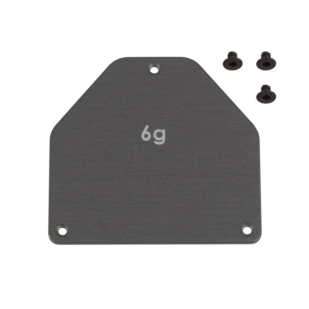 Team Associated RC10B7 FT Aluminum Servo Weight Plate, 6g AE92444 Team Associated RC10B7 FT Aluminum Servo Weight Plate, 6g AE92444