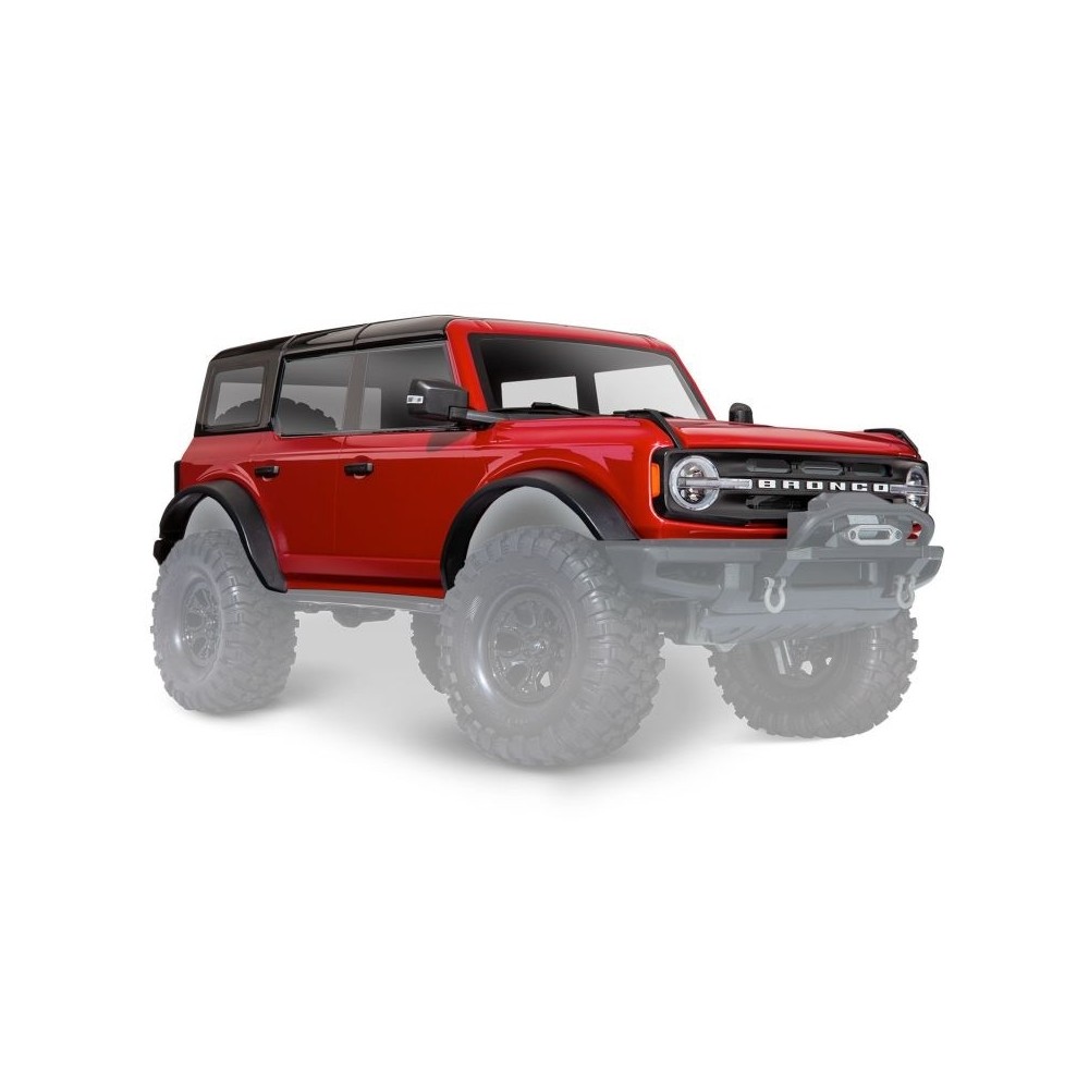 Carrocería Traxxas Ford Bronco 2021 completa en rojo con parrilla y laterales – TRX9211R Carrocería Traxxas Ford Bronco 2021 completa en rojo con parrilla y laterales – TRX9211R
