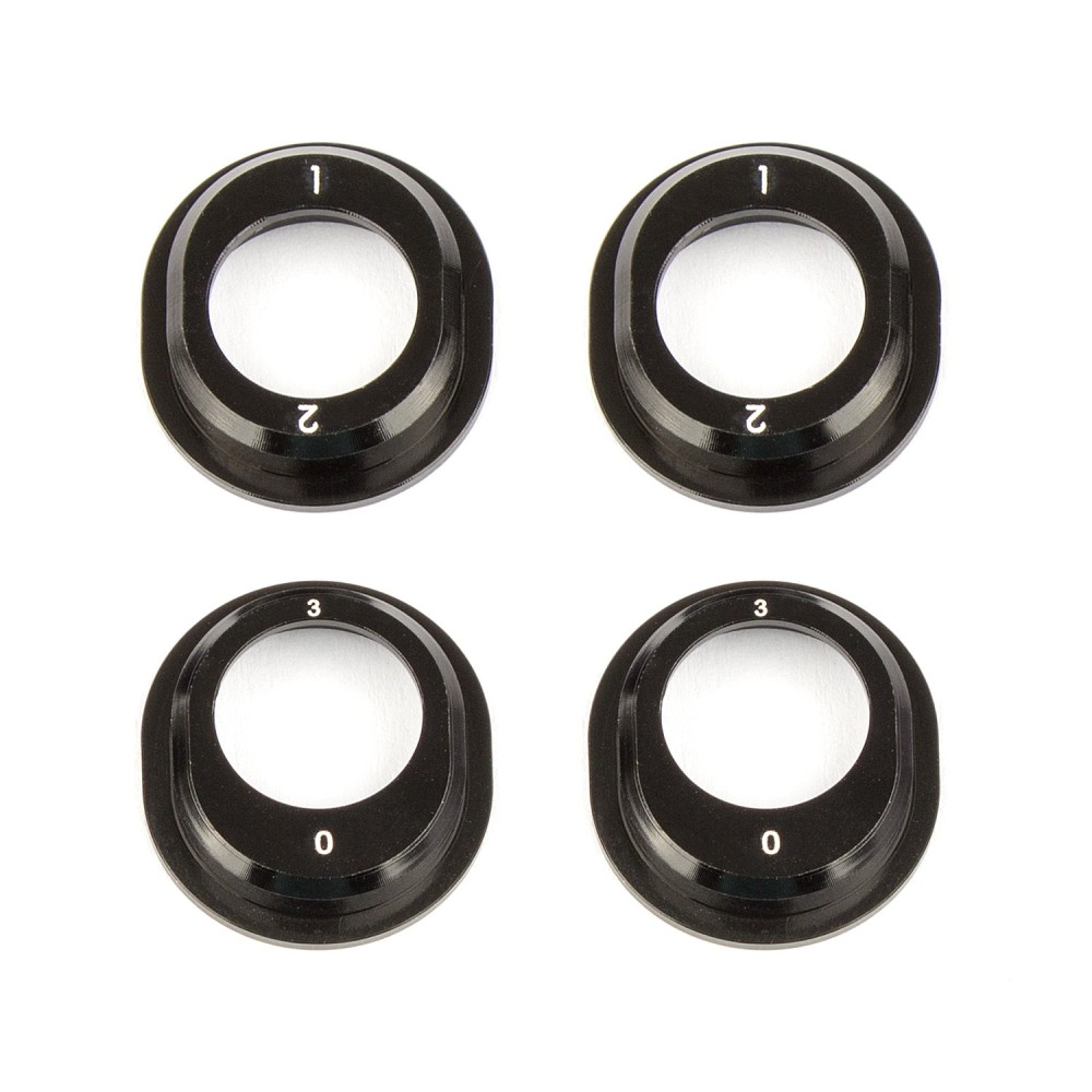 Team Associated B6.1 Aluminum Differential Height Inserts, black AE91793 Team Associated B6.1 Aluminum Differential Height Inserts, black AE91793