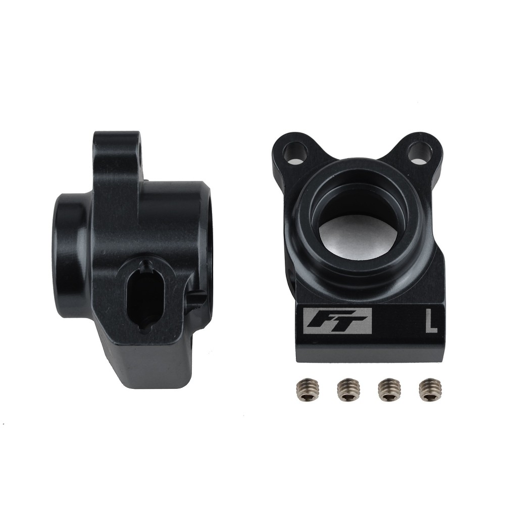 Team Associated RC10B6.3 FT Rear Hubs, black aluminum AE91878 Team Associated RC10B6.3 FT Rear Hubs, black aluminum AE91878