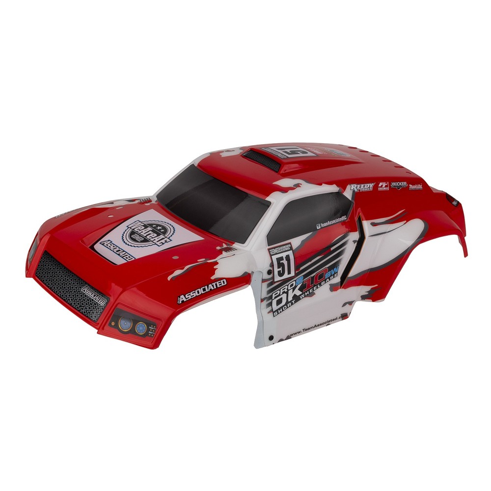 Team Associated Pro2 DK10SW Desert Buggy Body, red AE72121 Team Associated Pro2 DK10SW Desert Buggy Body, red AE72121