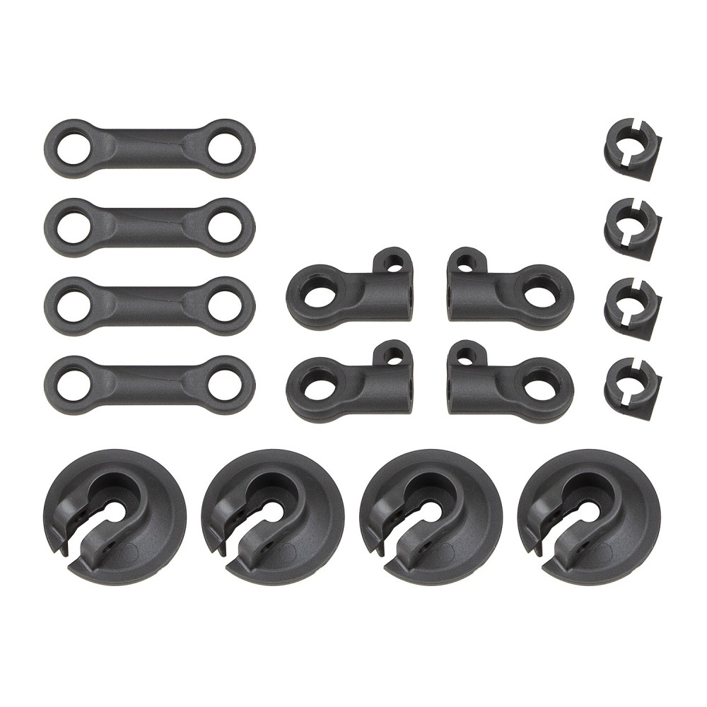 Team Associated RC8B4 Spring Cups and Shock Rod Ends AE81512 Team Associated RC8B4 Spring Cups and Shock Rod Ends AE81512