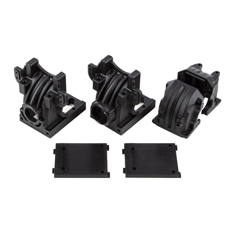 Team Associated RIVAL MT8 Front and Rear Gearbox Set AE25908 Team Associated RIVAL MT8 Front and Rear Gearbox Set AE25908