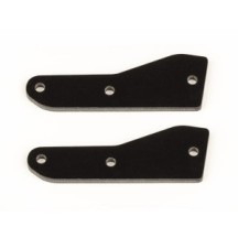 Team Associated RC8B4 FT front upper suspension arm inserts, G10, 2.0 mm AE81536