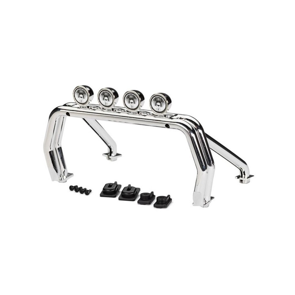 Traxxas Roll bar, roll bar mounts left-right and 2.6x12mm bcs (self-tapping) TRX9262