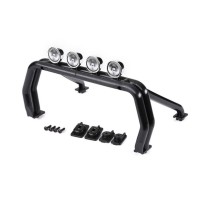 Barra antivuelco negra con soportes delantero y trasero izquierda y derecha Traxxas TRX9262R