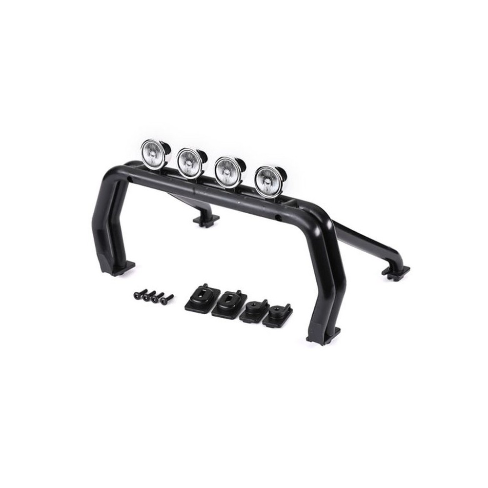 Barra antivuelco negra soportes Traxxas TRX9262R Barra antivuelco negra soportes Traxxas TRX9262R