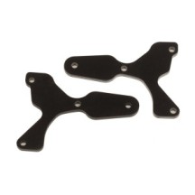 Team Associated RC8B4 FT front lower suspension arm inserts, G10, 2.0 mm AE81531