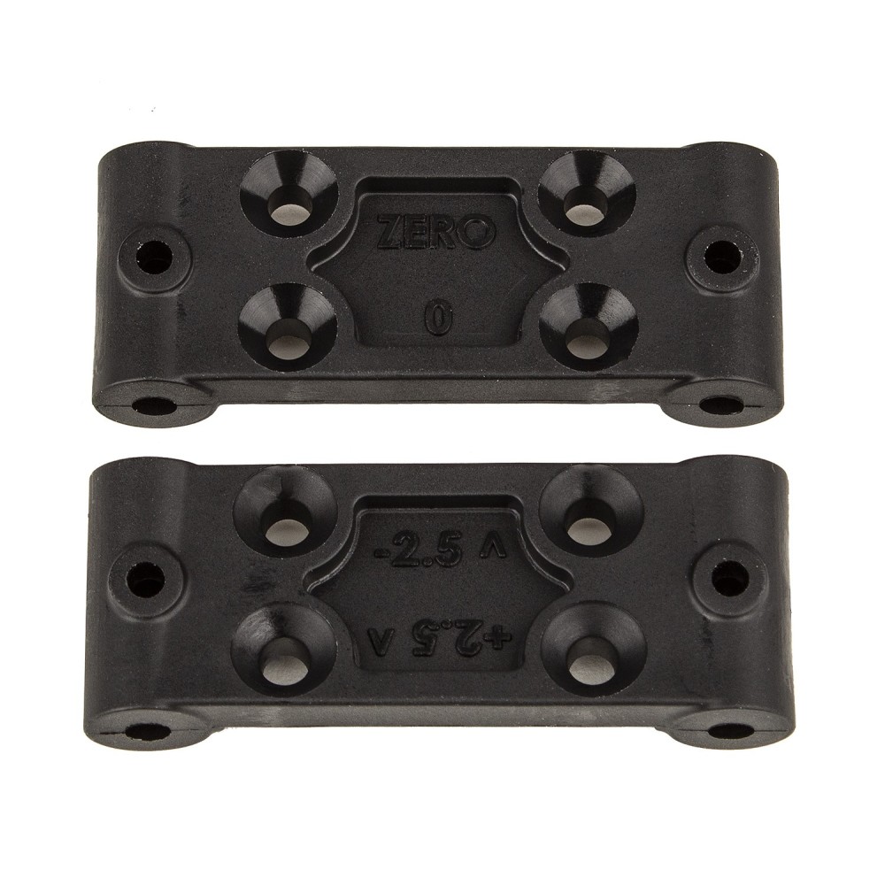 Team Associated RC10B6.4 Front Bulkhead Set, 0deg and 2.5deg AE91979 Team Associated RC10B6.4 Front Bulkhead Set, 0deg and 2.5deg AE91979