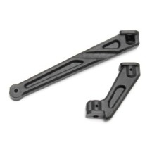 Team Associated RC8B3 Chassis Braces, short (front and rear) AE81301