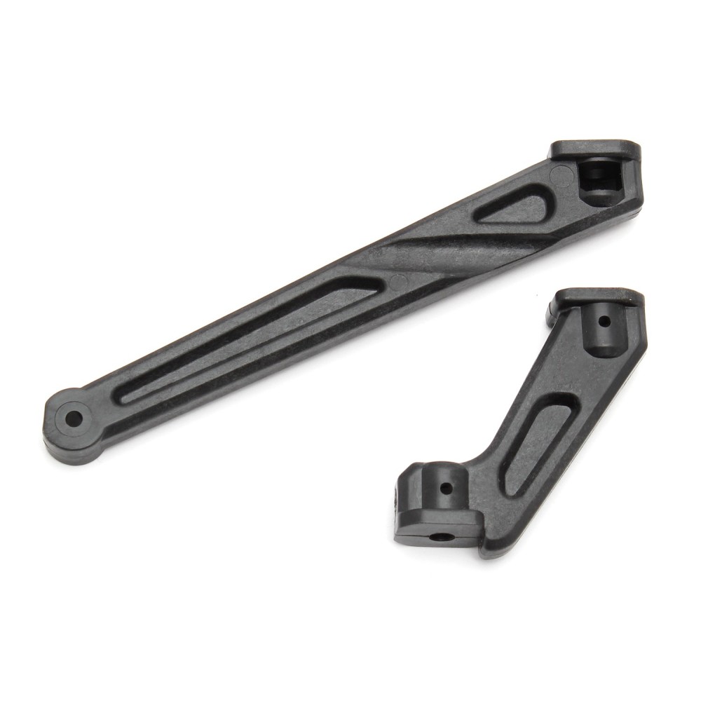 Team Associated RC8B3 Chassis Braces, short (front and rear) AE81301 Team Associated RC8B3 Chassis Braces, short (front and rear) AE81301