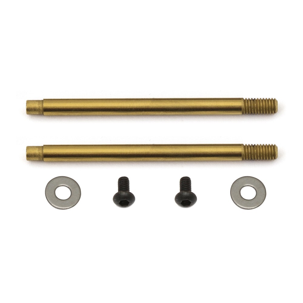 Team Associated 3x23 Shock Shaft V2, TiN AE91617 Team Associated 3x23 Shock Shaft V2, TiN AE91617
