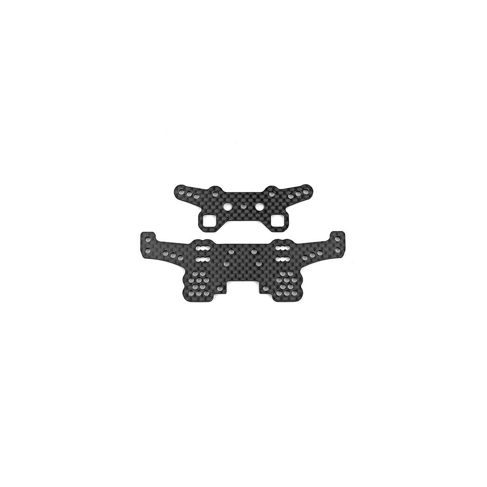 Team Associated DC10 Shock Towers, front and rear, carbon fiber AE72203 Team Associated DC10 Shock Towers, front and rear, carbon fiber AE72203