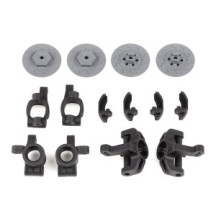 Team Associated Reflex 14R Steering and Caster Blocks, Rear Hubs, and Brake Discs AE21575
