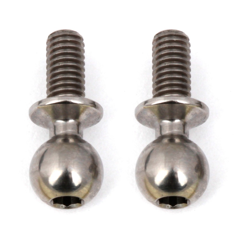 Team Associated FT HD Titanium Ballstuds, 4mm AE91750 Team Associated FT HD Titanium Ballstuds, 4mm AE91750