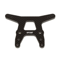 Team Associated RC10T6.4 Front Shock Tower, gull wing, carbon fiber AE71157
