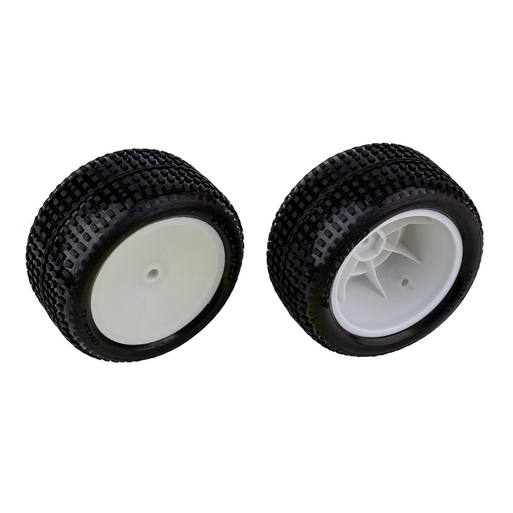Team Associated RB10 RTR Rear Wheels and Tires, mounted AE72019 Team Associated RB10 RTR Rear Wheels and Tires, mounted AE72019
