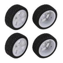Team Associated Reflex 14R Hoonitruck Wheels and Tires, rubber AE21591