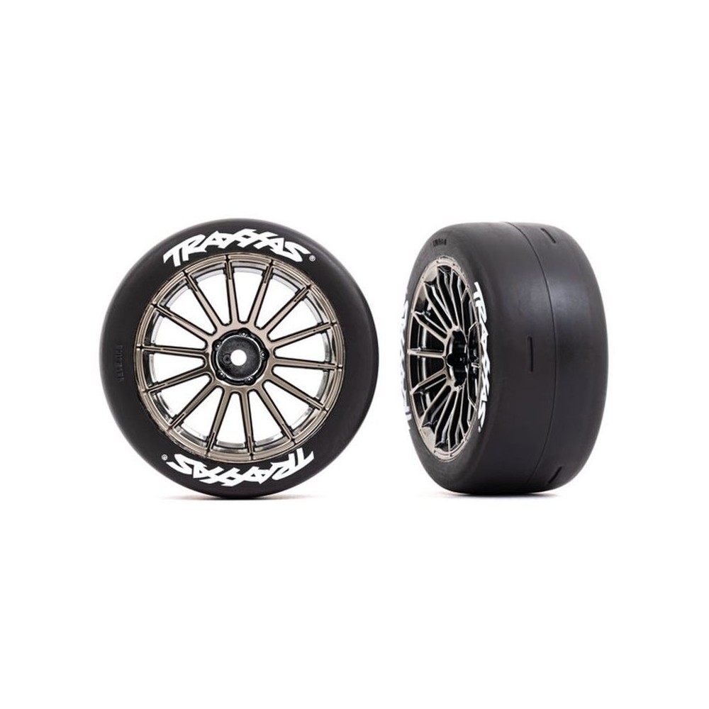 Ruedas y neumáticos Traxxas multiradios cromados TRX9375R Ruedas y neumáticos Traxxas multiradios cromados TRX9375R