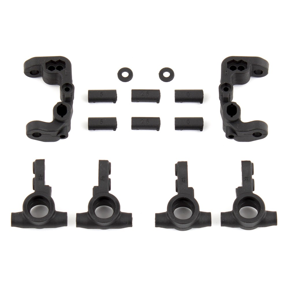 Team Associated B6.1 Caster and Steering Blocks AE91776 Team Associated B6.1 Caster and Steering Blocks AE91776