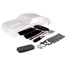 Traxxas Body Ford Mustang fox body (clear requires painting) with decal sheet TRX9421