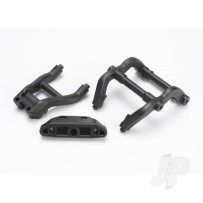 Soportes de Wheelie Bar y Patín Trasero Traxxas Negros TRX6777