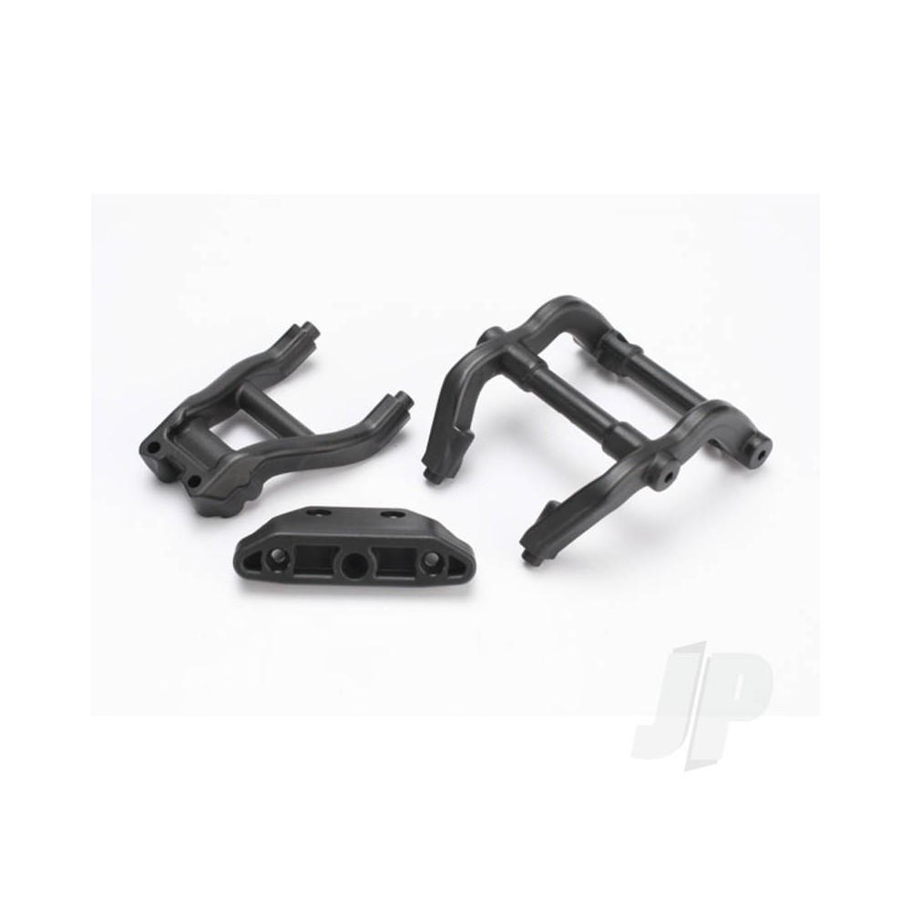 Soportes de Wheelie Bar y Patín Trasero Traxxas Negros TRX6777