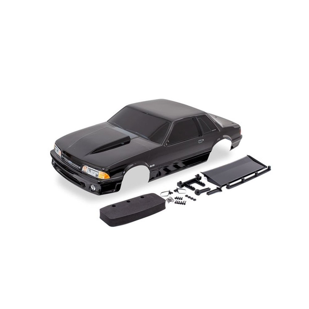 Traxxas Body Ford Mustang fox body black (painted decals applied) TRX9421A